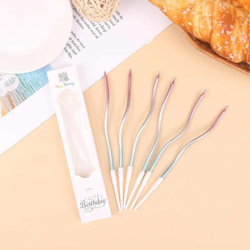 Bougie Anniversaire Originale Spirale Tricolore