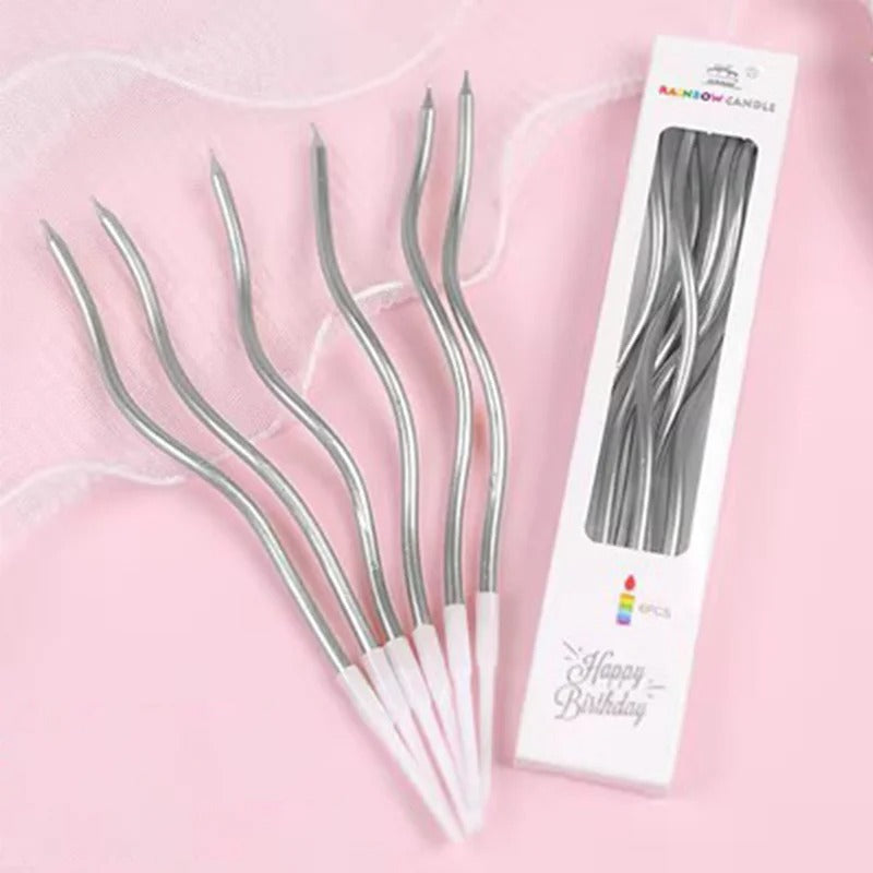 Bougie Anniversaire Spirale 6 pièces