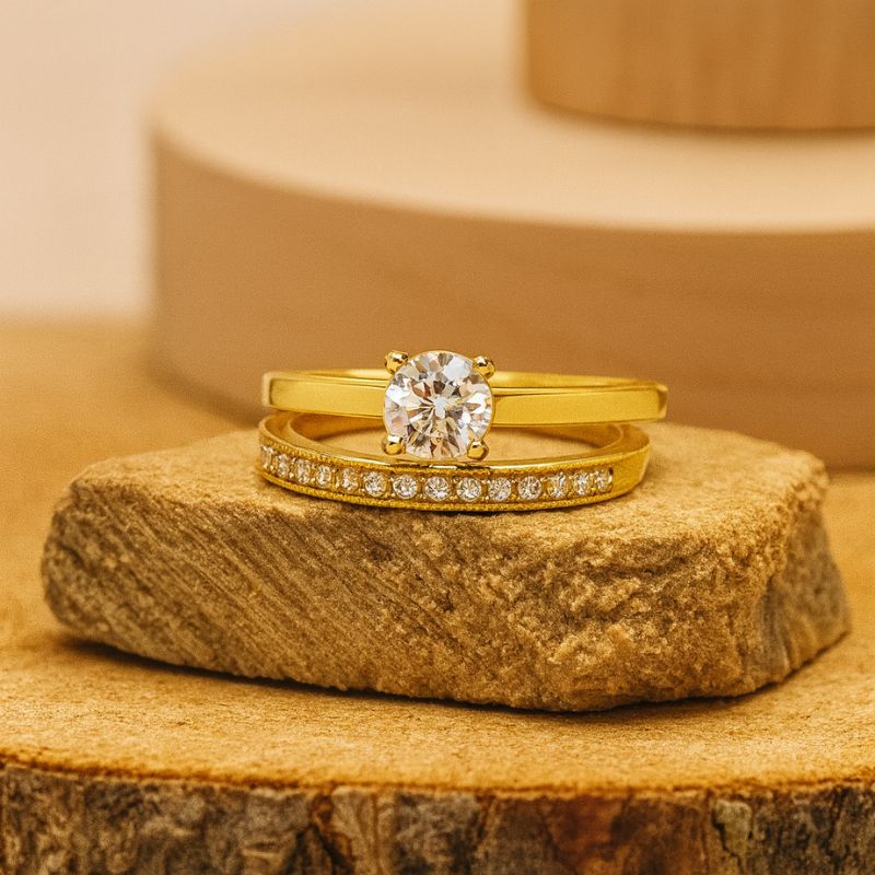 Bougie Bijou Cadeau Raffiné, le détail de la bague qui est dans la bougie une fois fondu.