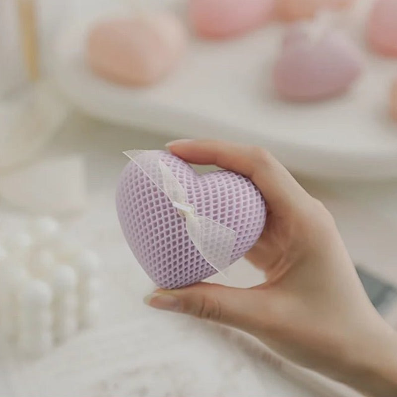 Bougie Décorative Cœur Élégant