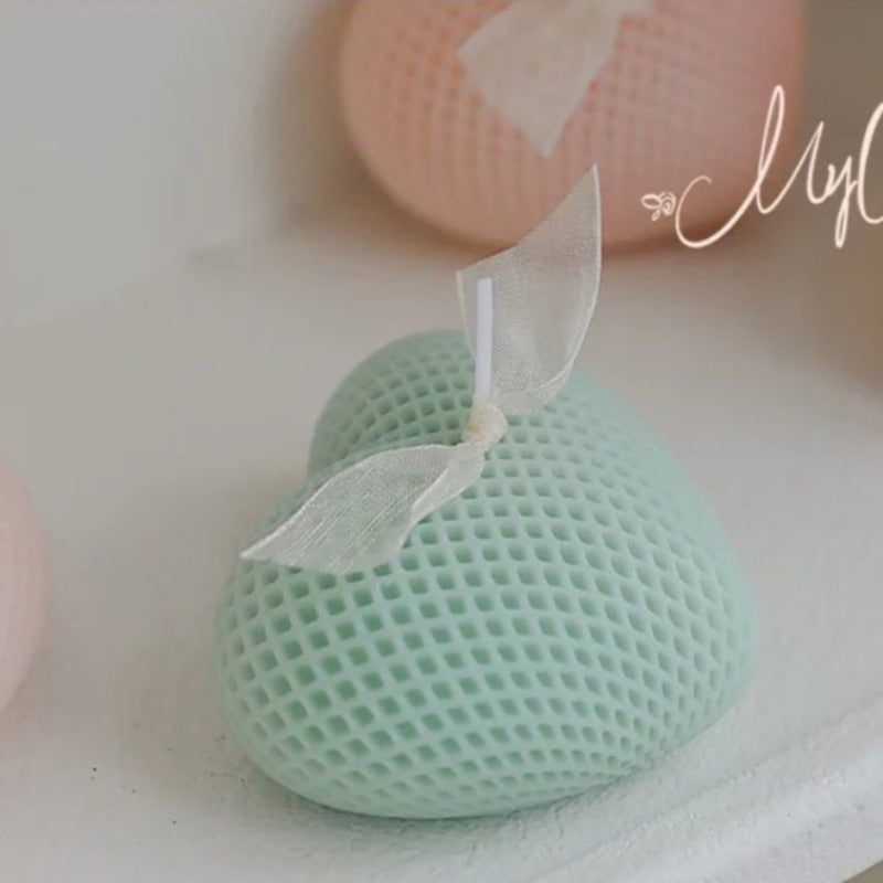 Bougie Décorative Cœur Élégant