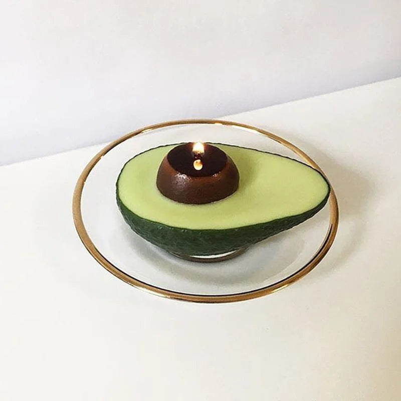 Bougie Décorative Fruit Avocat