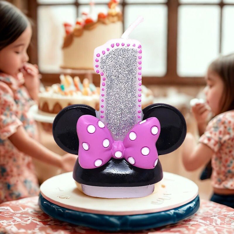 Bougie Enchantée pour Petite Star, le chiffre est le 1.