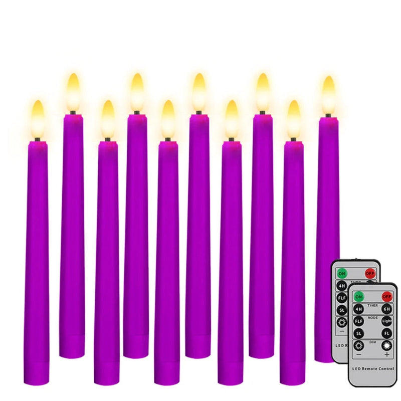 Bougie LED Cierge Violette