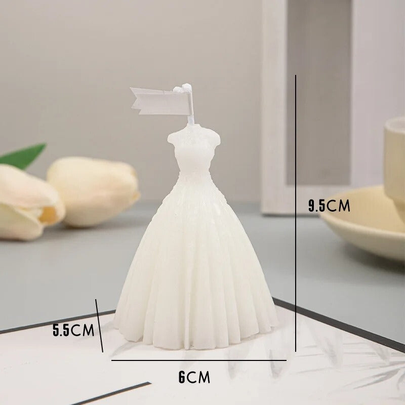 Bougie Mariage Robe Princesse Parfumée