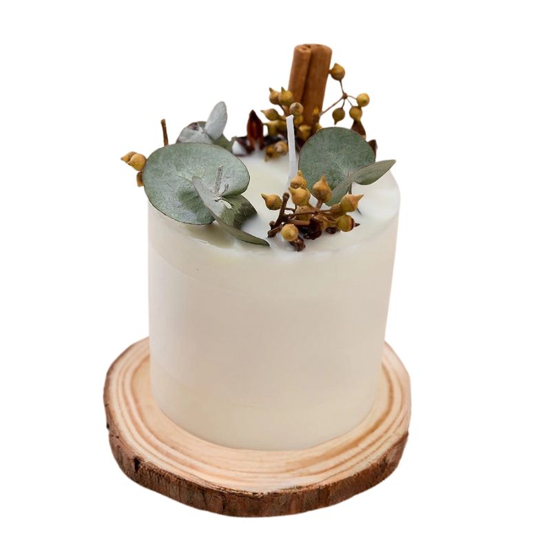 Bougie Parfumée Fleur Sèche Pilier Romantique
