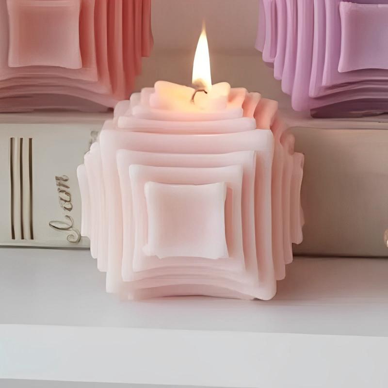 Bougie Parfumée Originale Forme Géométrique