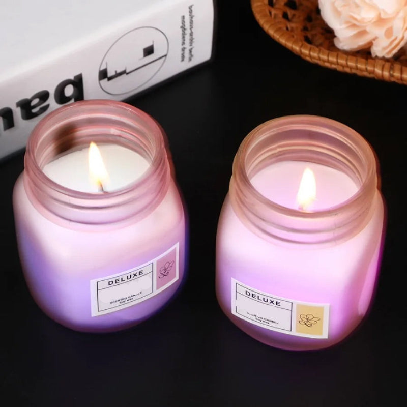 Bougie Parfumée avec Pot Réutilisable