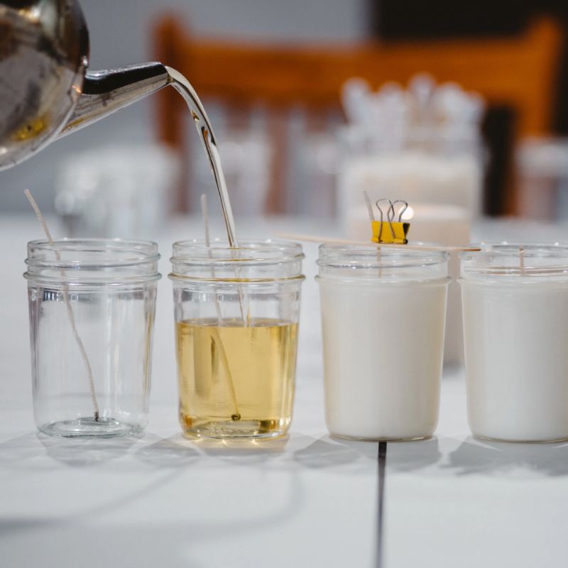 Matériel Bougie Cire d'Abeille Blanche