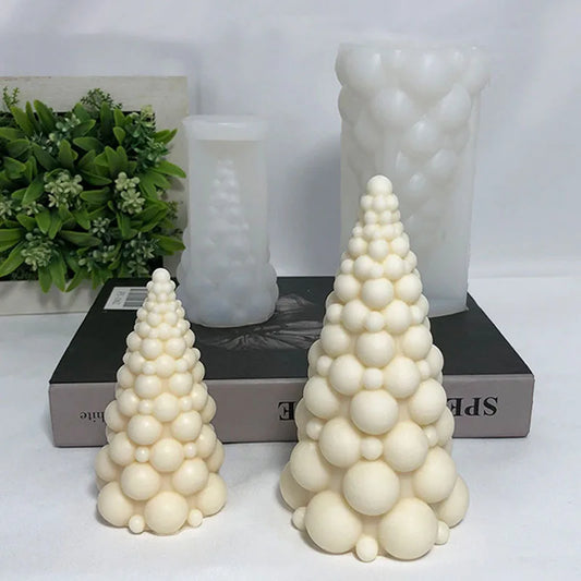 Moule Silicone Forme Sapin de Noël en 3D