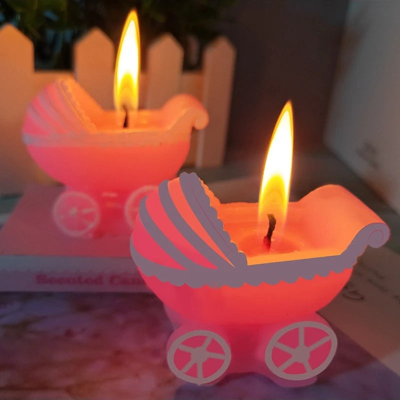 Bougie Baby Shower Landau en Lot