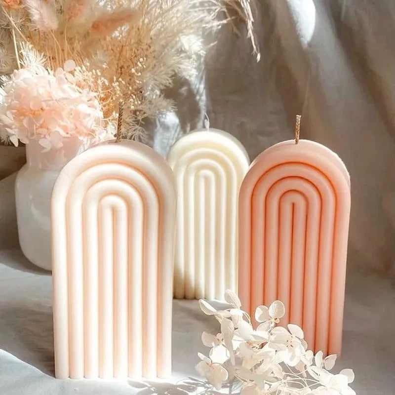 Bougie Décorative Arc Contemporain