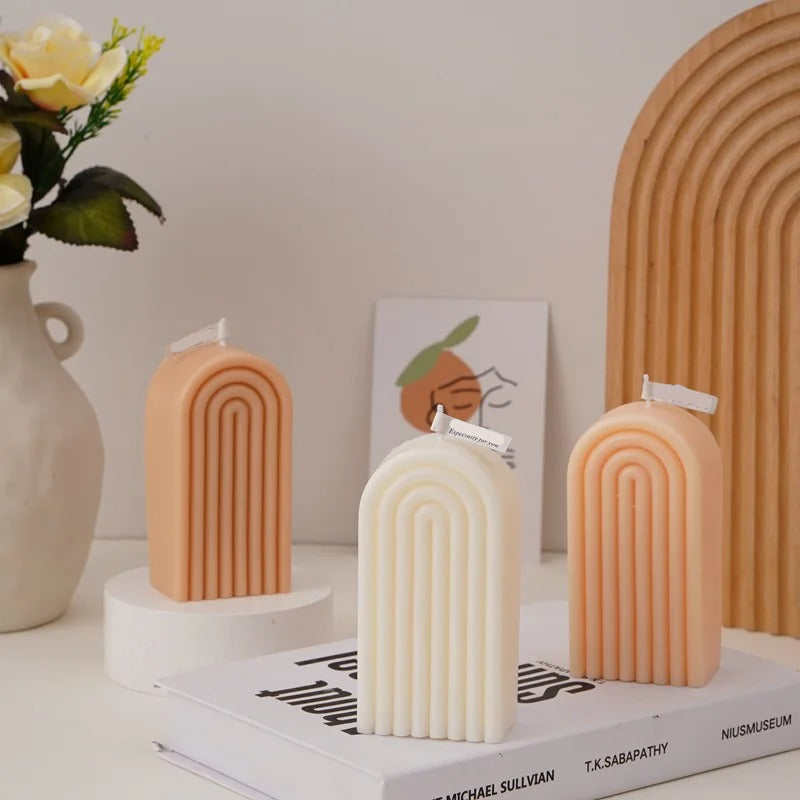 Bougie Décorative Arc Contemporain