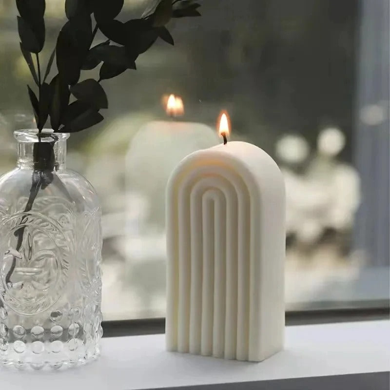 Bougie Décorative Arc Contemporain