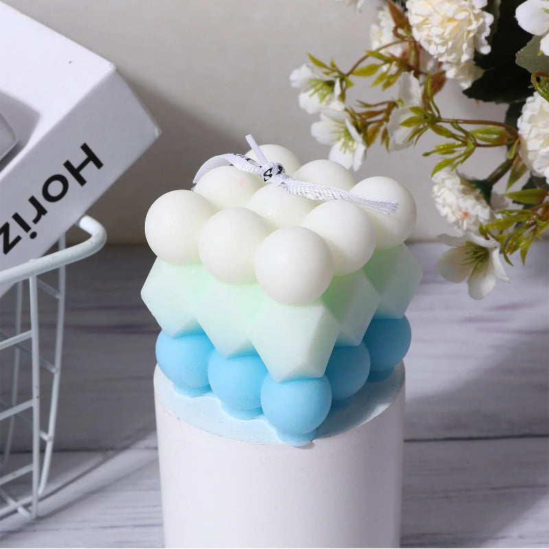 Bougie Décorative Bubble Coloré