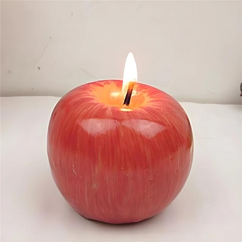 Bougie Décorative Fruit Pomme D'Amour