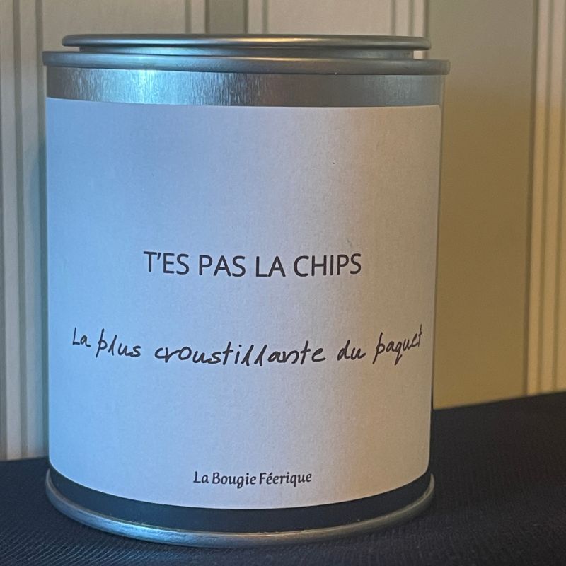 Bougie Personnalisée Message Drôle, avec le message humoristique.