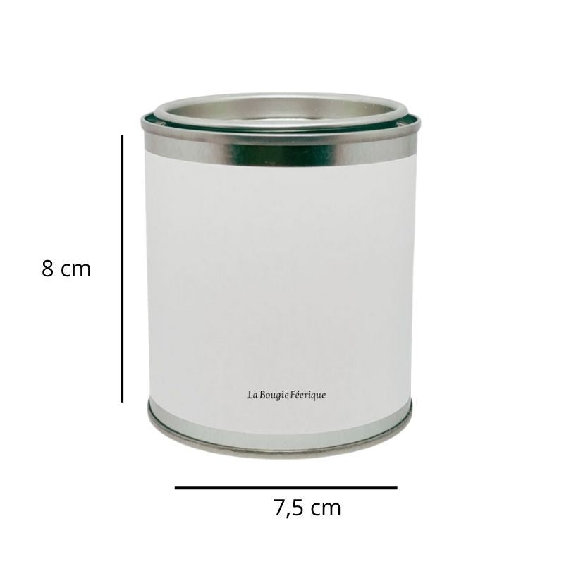 Bougie Saint Valentin à Personnaliser avec ses dimensions et sur fond blanc.