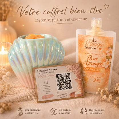 Brule Parfum Coquillage Nacré et Fondants Parfumés pour une Ambiance Bien-Être à la Maison.