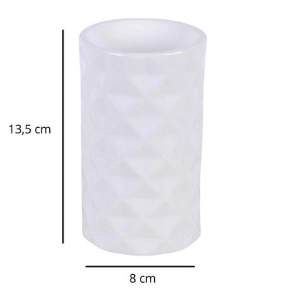 Brule Parfum Design Organique, avec ses dimensions et sur fond blanc.