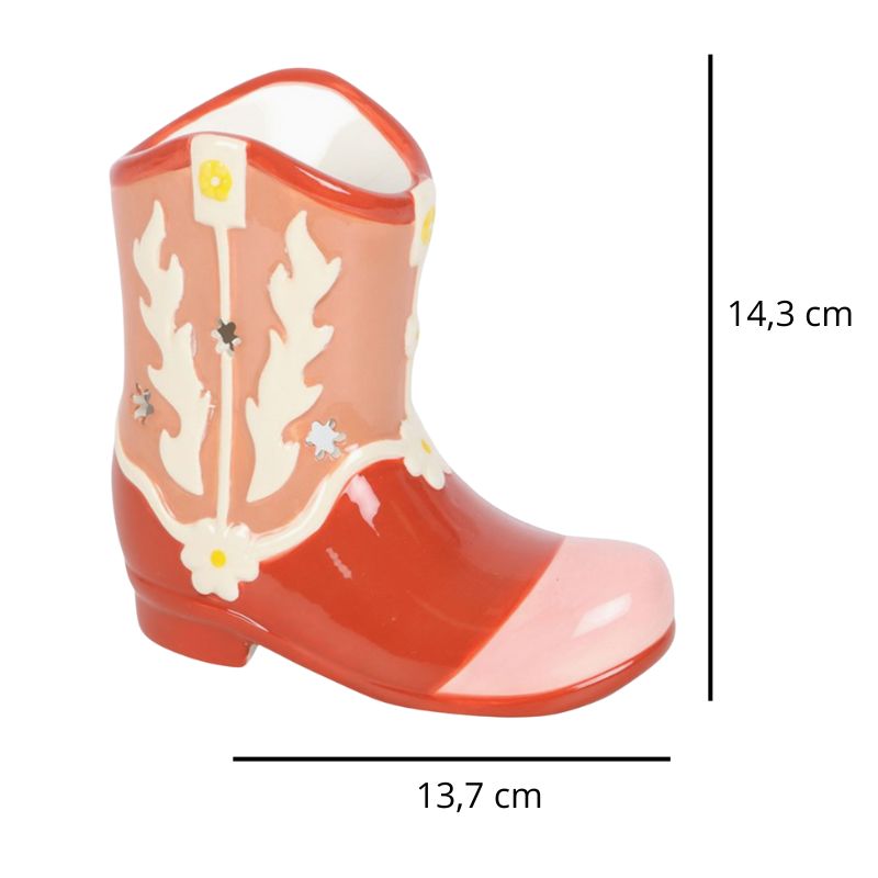 Brule Parfum Esprit Far West, avec ses dimensions et sur fond blanc.