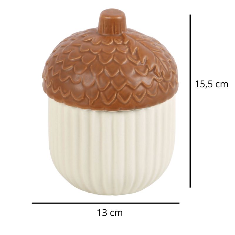 Brule Parfum Noisette d'Automne, avec ses dimensions et sur fond blanc