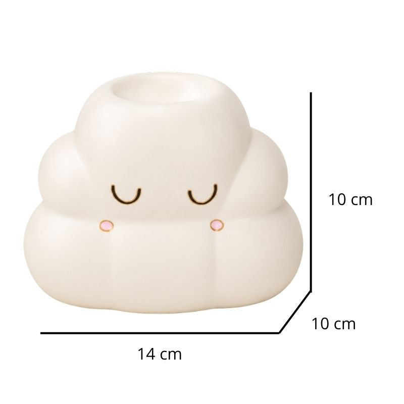 Brule Parfum Nuage Rêveur, avec ses dimensions et sur fond blanc.