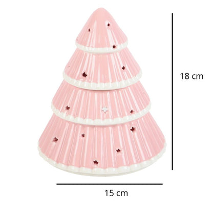 Brule Parfum Sapin Rose Féérique, avec ses dimensions et sur fond blanc.