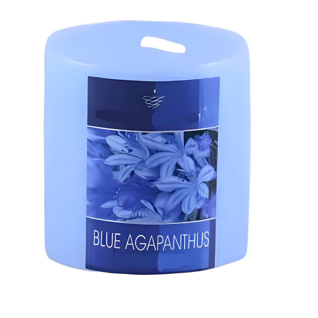 Bougie Décorative Pilier Parfumé Bleu