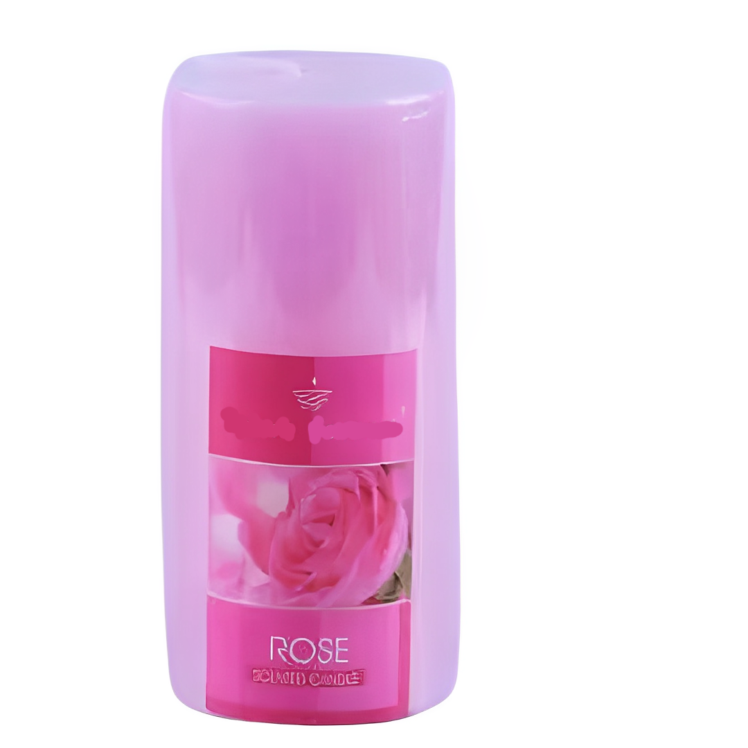 Bougie Décorative Pilier Parfumé Rose Violet