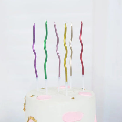 Bougie Anniversaire Spirale Multicolore - Incroyable Beauté
