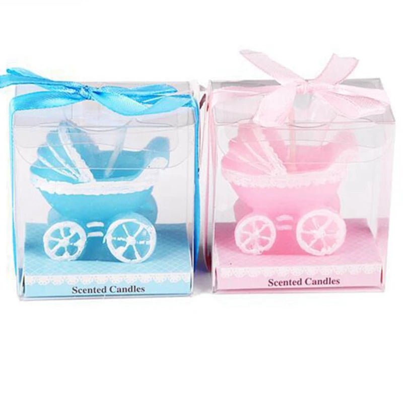 Bougie Baby Shower Landeau en Lot - La Bougie Féerique