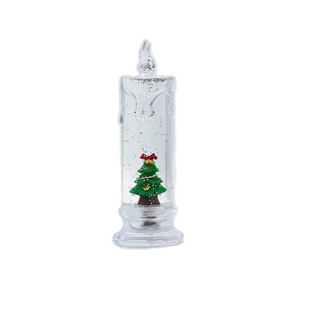 Bougie De Noël Led Pilier - La Bougie Féerique