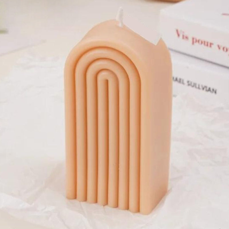 Bougie Décorative Géométrique Arche - La Bougie Féerique