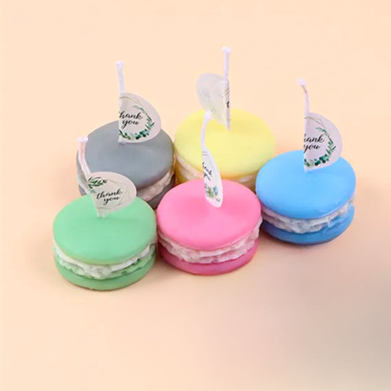 Bougie Décorative Gourmande Macaron